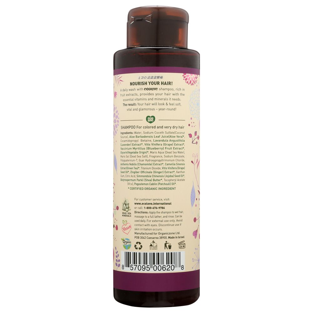 ECOLOVE: Vegan Purple Shampoo, 17.6 oz