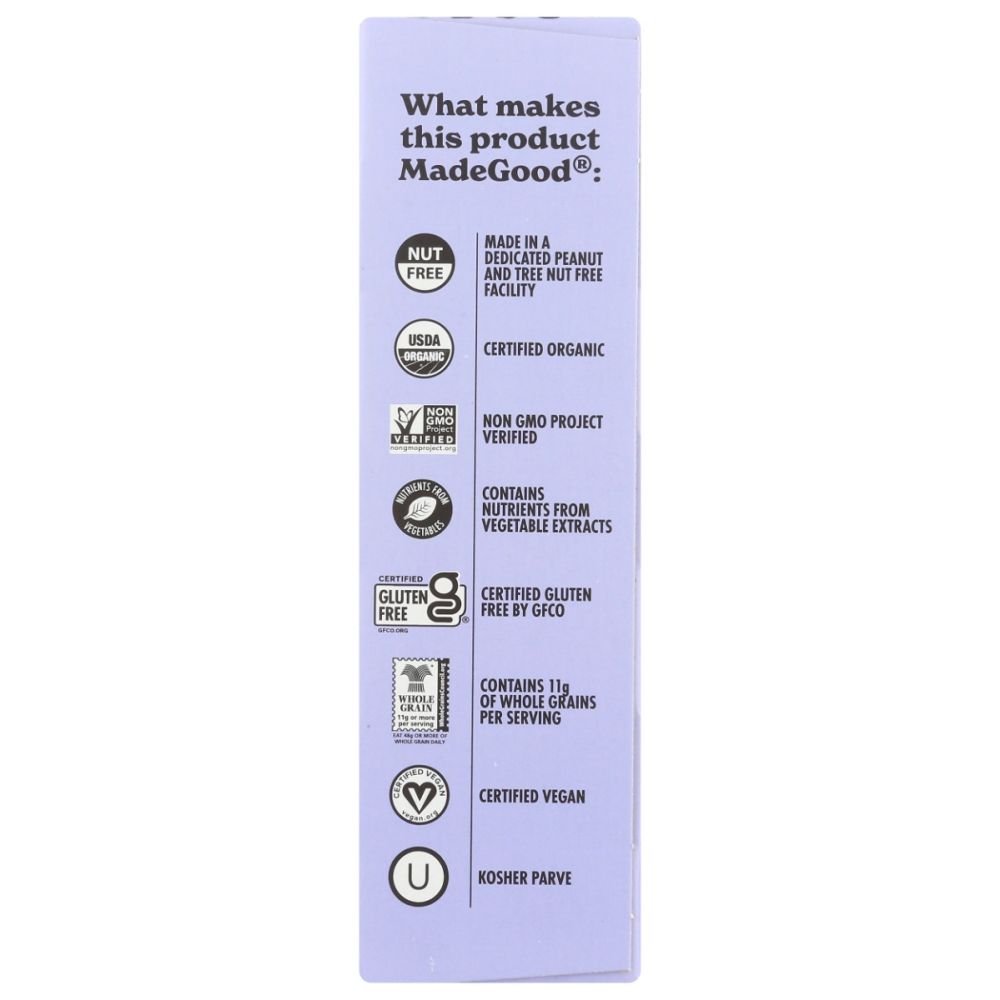 MADEGOOD: Mixed Berry Granola Bar, 5.10 oz