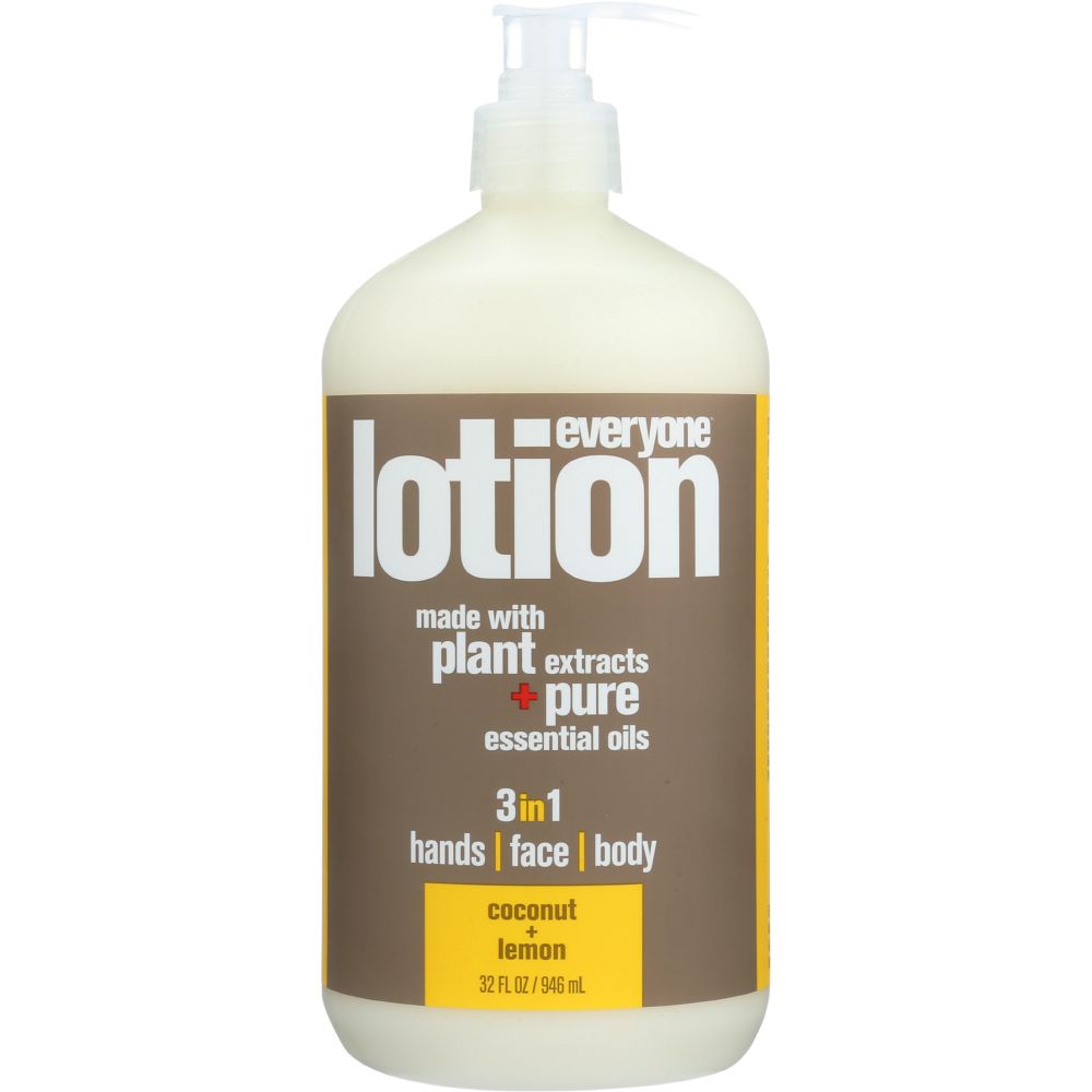 EO PRODUCTS: Everyone 3-in-1 Coconut + Lemon Lotion, 32 oz