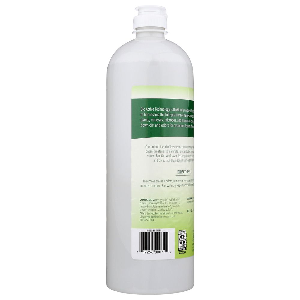 BIO KLEEN: Lime Essence Bac Out Stain & Odor Remover, 32 oz