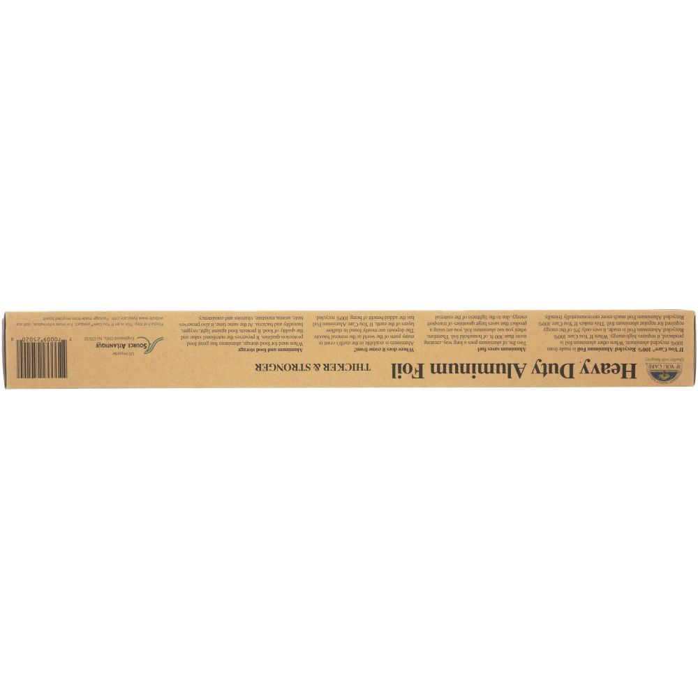 IF YOU CARE: 100% Recycled Heavy Duty Aluminum Foil 30 sq ft (23 ft x 15.75 in), 1 ea