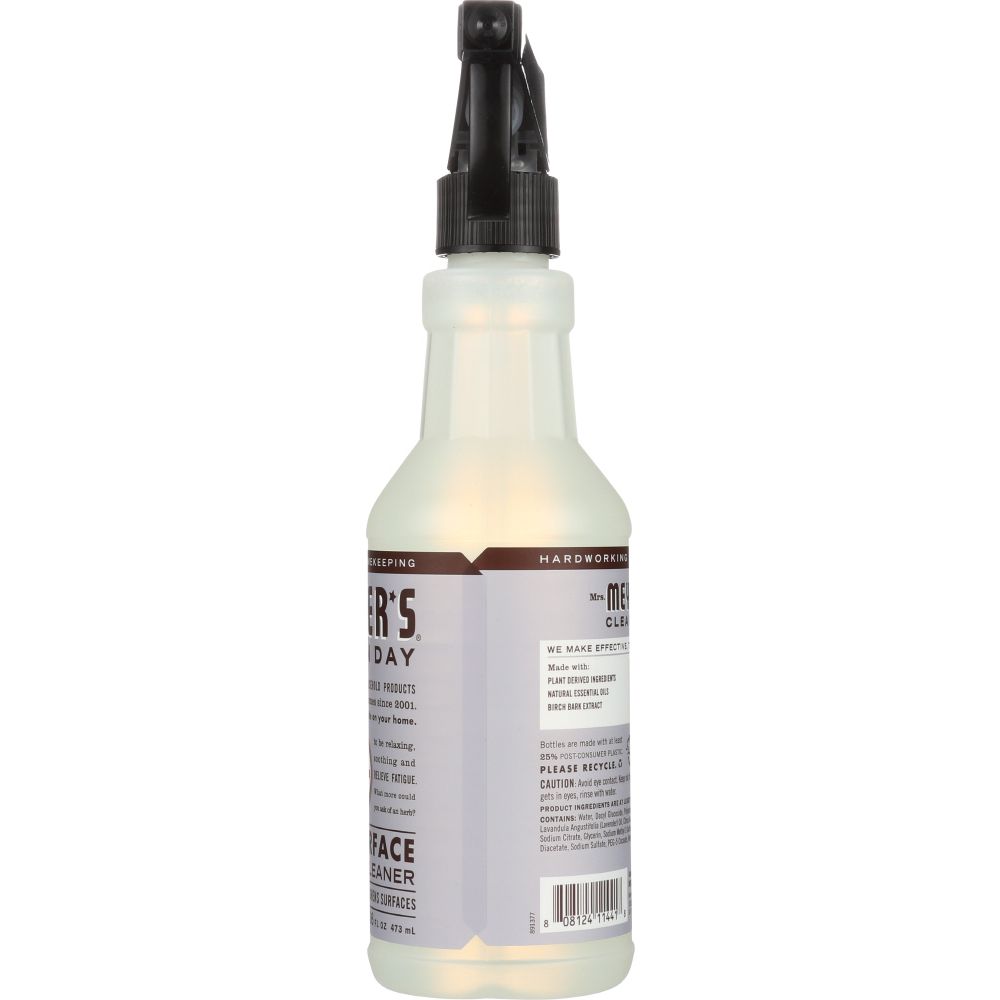 MRS MEYERS CLEAN DAY: Lavender Multi-Surface Everyday Cleaner, 16 oz