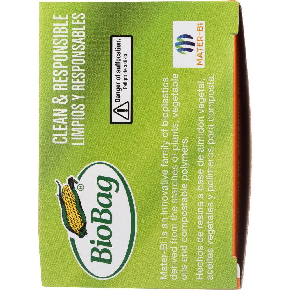 BIOBAG: Tall Kitchen 13 Gallon Food Scrap Bags, 12 pc