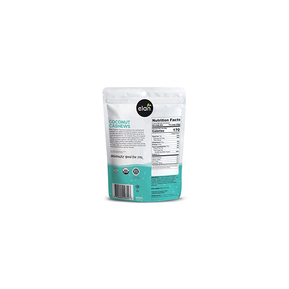 ELAN: Organic Coconut Cashews, 5.6 oz