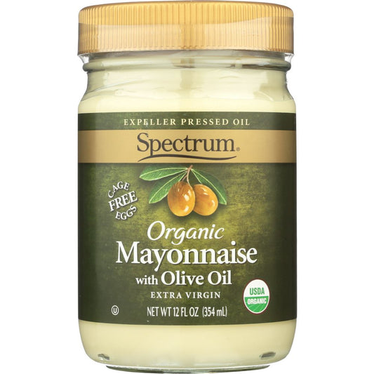 SPECTRUM NATURALS: Organic Mayonnaise with Olive Oil, 12 oz