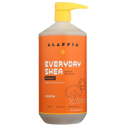 ALAFFIA: Everyday Shea Shampoo Unscented, 32 fo