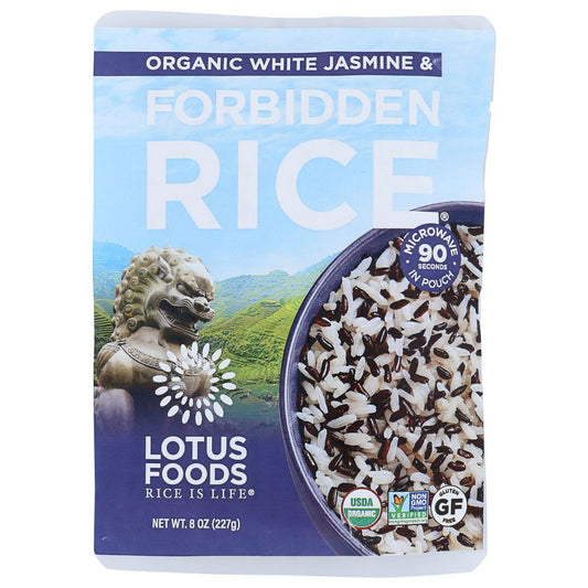 LOTUS FOODS: Rice Wht Jas Frbdn Org, 8 oz