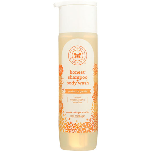 THE HONEST COMPANY: Shampoo Body Wash Orange Vanilla, 10 oz