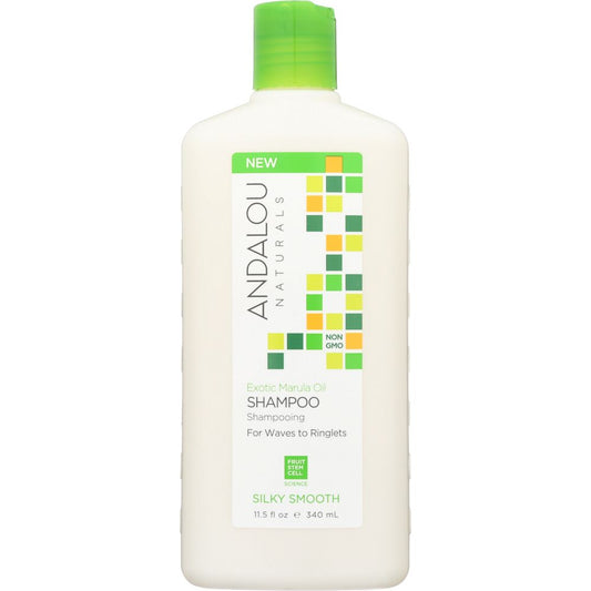 ANDALOU NATURALS: Exotic Marula Oil Silky Smooth Shampoo, 11.5 oz