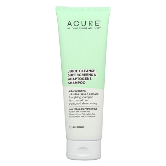 ACURE: Juice Cleanse Supergreens and Adaptogens Shampoo, 8 fo