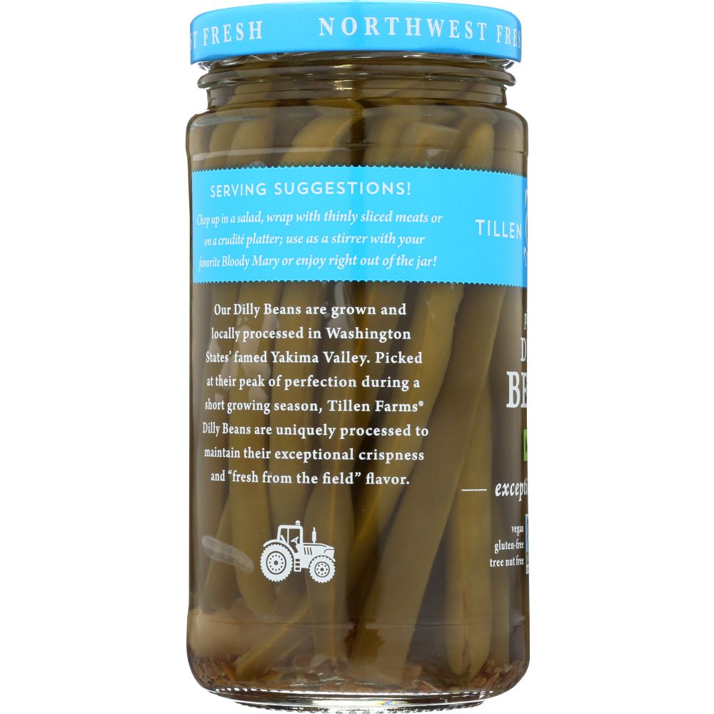 TILLEN FARMS: Crispy Dilly Beans Pickled Extra Mild, 12 oz