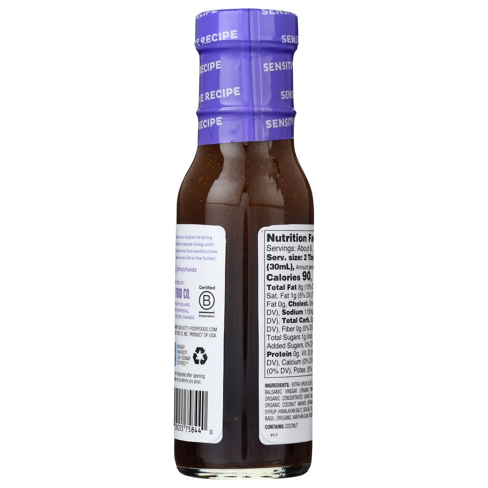 FODY FOODS CO: Balsamic Vinaigrette Dressing, 8 fo