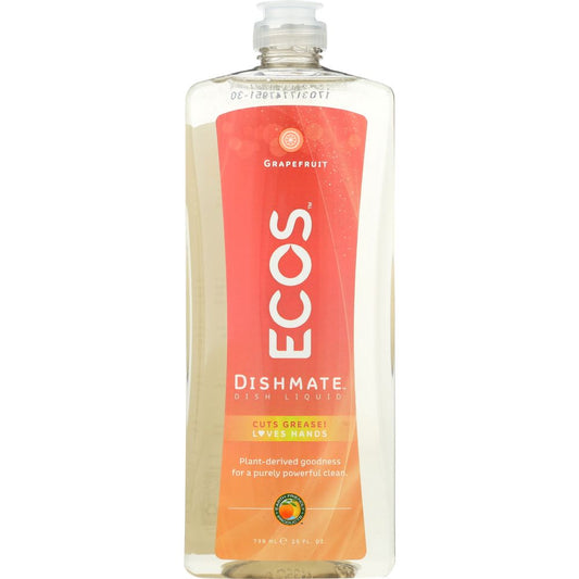EARTH FRIENDLY: Dishmate Grapefruit Dishwashing Liquid, 25 oz