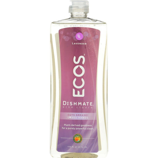 EARTH FRIENDLY: Ecos Dishmate Diss Liquid Lavender, 25 oz