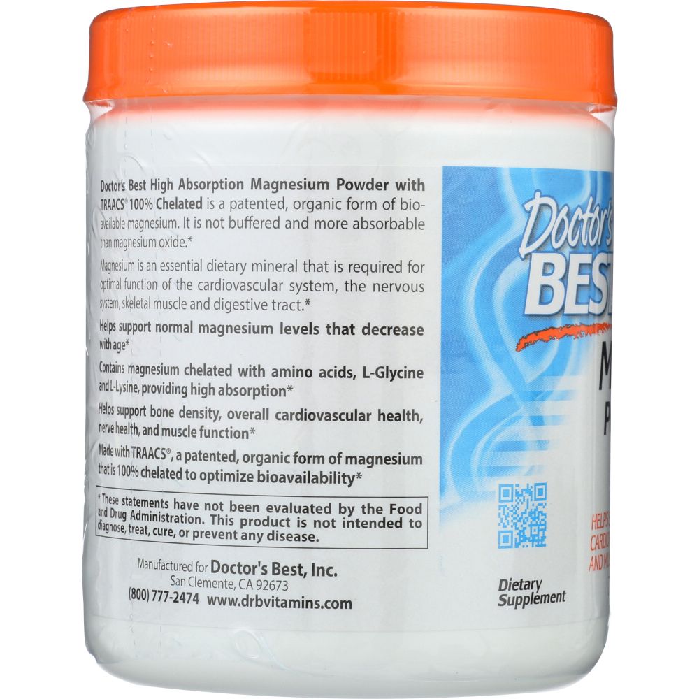 DOCTORS BEST: High Absorb Magnesium, 200 gm