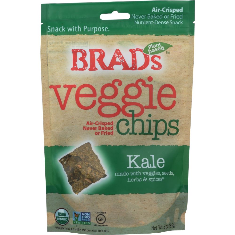 BRAD'S RAW FOODS: Vegan Chips Kale, 3 oz
