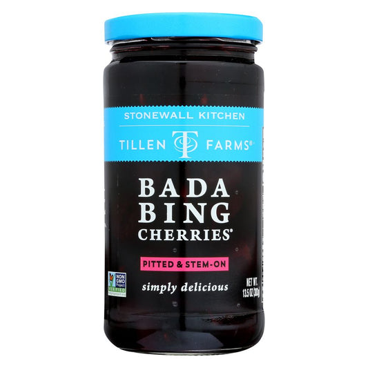 TILLEN FARMS: Bada Bing Pitted Cherries, 13.5 oz