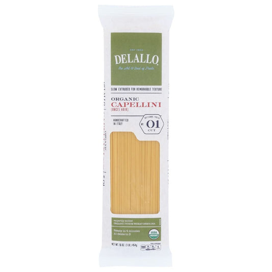 DELALLO: Organic Capellini, 1 lb