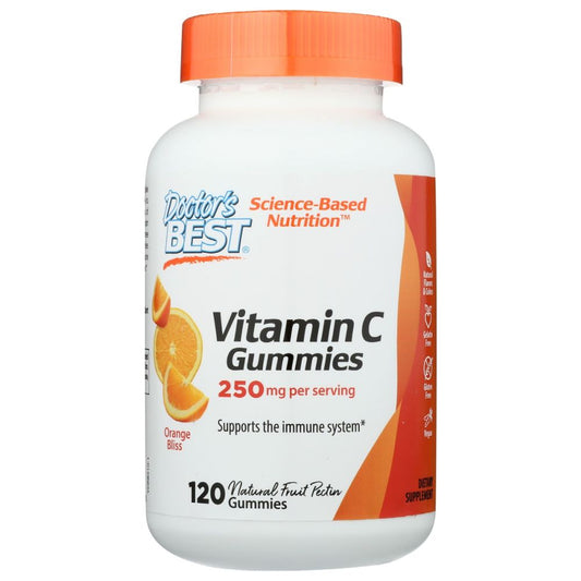 DOCTORS BEST: Vitamin C Gummies Orange Bliss, 120 do