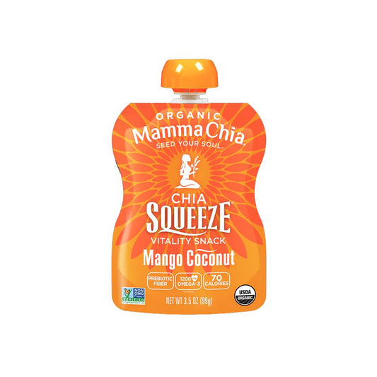 MAMMACHIA: Squeeze Vitality Snack Mango Coconut, 3.5 oz
