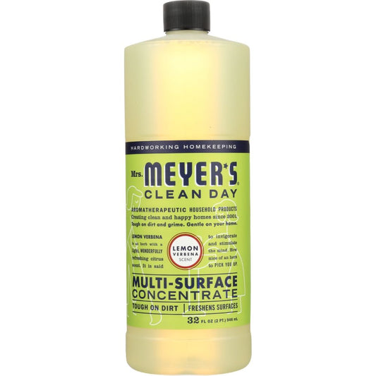 MRS MEYERS CLEAN DAY: Lemon Verbena Multi-Surface Concentrate, 32 oz